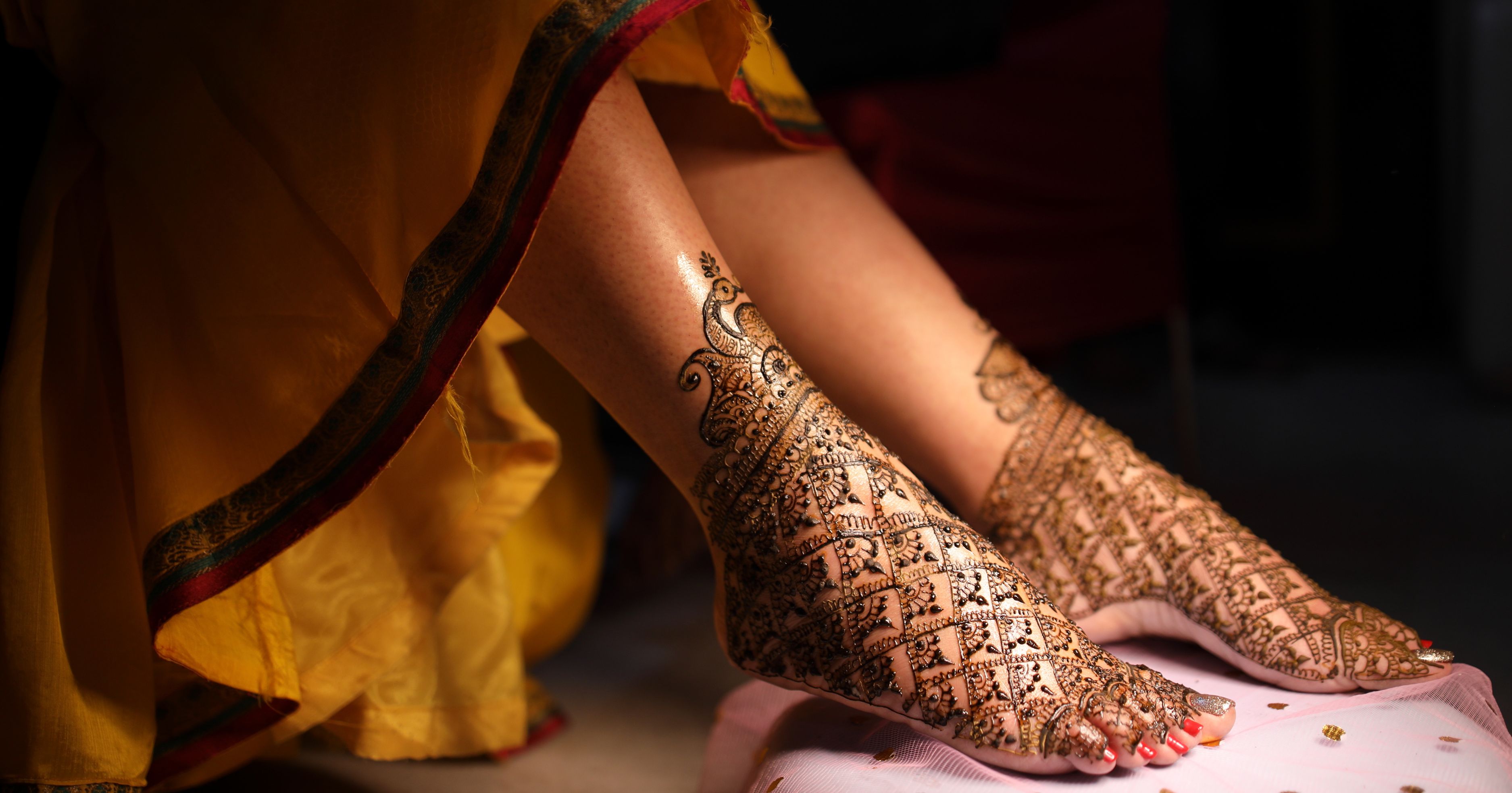 Feet Henna