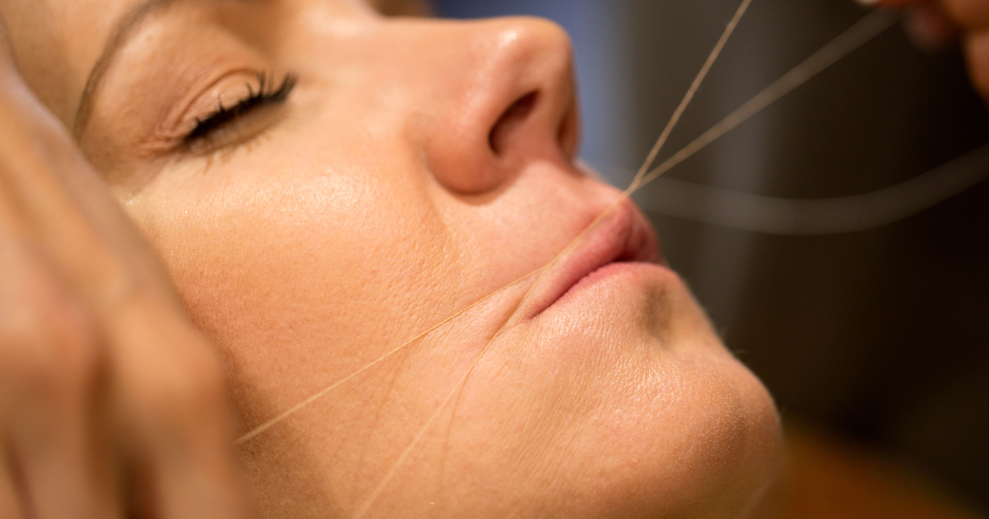 Upper Lip Threading